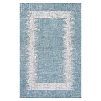Scandi Minimalist Border Indoor/outdoor Area Rug