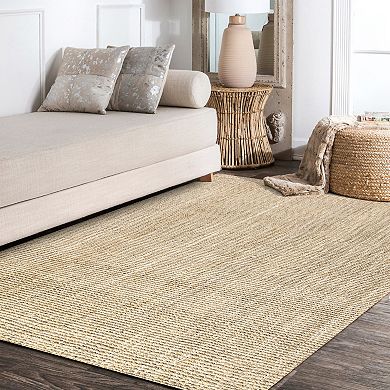 Hiro Hand Woven Chunky Jute Area Rug