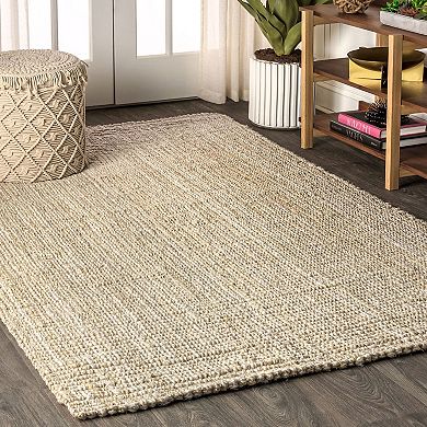 Hiro Hand Woven Chunky Jute Area Rug