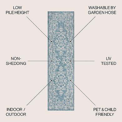 Galon Filigree Indoor/outdoor Area Rug