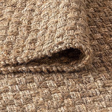 Estera Hand Woven Boucle Chunky Jute Area Rug