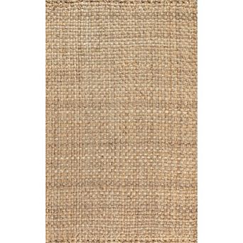 Estera Hand Woven Boucle Chunky Jute Area Rug