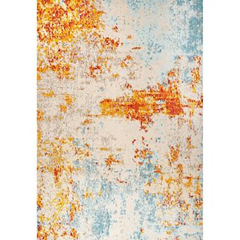 Sunset Modern Abstract Area Rug