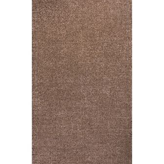 Haze Solid Low Pile Area Rug Black
