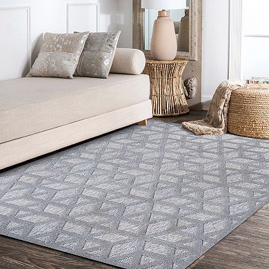 Talaia Neutral Geometric Indoor/outdoor Area Rug