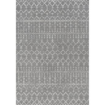 Moroccan Hype Boho Vintage Diamond Area Rug