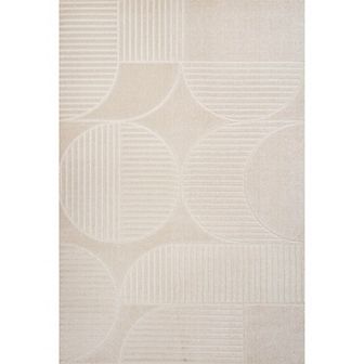 Nordby Geometric Arch Scandi Striped Area Rug