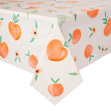 3 Pack Peach Tablecloths, 54x108 Inch Table Covers For Party Supplies