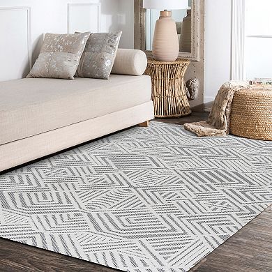 Citta High-low Pile Mediterranean Tile Area Rug