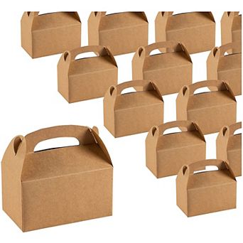 24 Treat Boxes Paper Party Favor Gift Goodie Container Brown Kraft 6 X 3.3 X 3.6