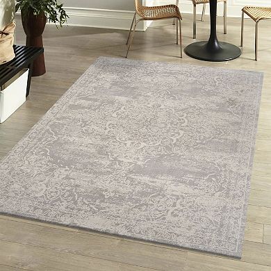 Alhambra Ornate Medallion Modern Area Rug