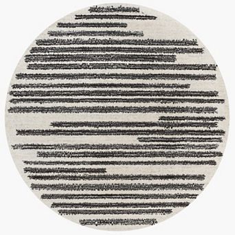 Khalil Modern Berber Stripe Area Rug