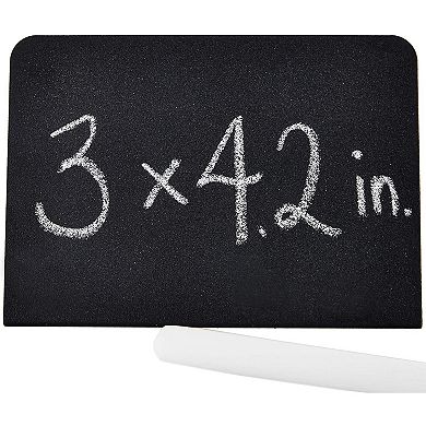 8 Metal Chalkboard Erasable Sign Stand For Food Label Table Wedding Party 3 X 4"