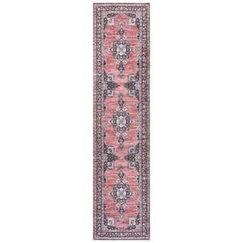 Bausch Bohemian Distressed Chenille Machine-washable Area Rug