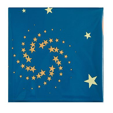 3 Pack Outer Space Tablecloth Plastic, Galaxy Birthday Decorations, 54x108 In