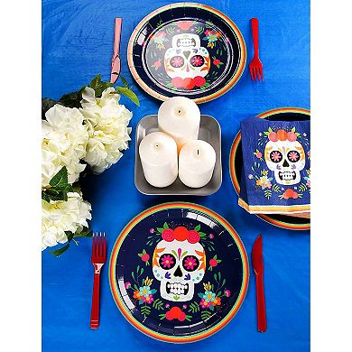 6 Pck Plastic Royal Blue Tablecloth For Parties, Disposable Table Cover, 54x108"