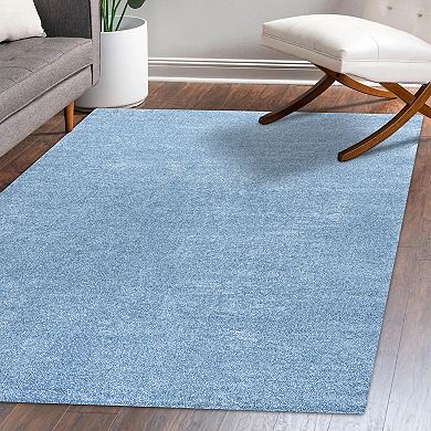 Haze Solid Low-pile Area Rug