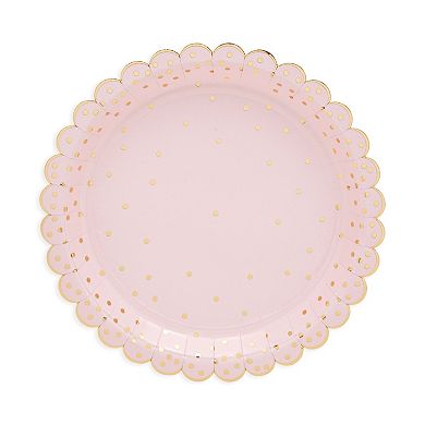 48 Pack 30th Birthday Decorations For Her, Rose Gold Party Supplies Paper Plate