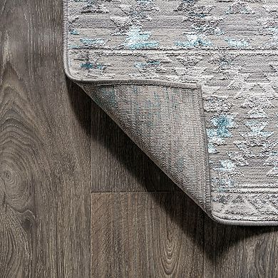 Ancient Faded Trellis Area Rug