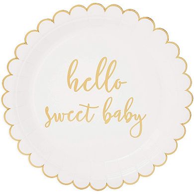 Serves 24 Hello Sweet Baby Shower Party Supplies Decorations For Kids Boys Girls