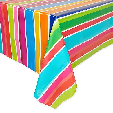3 Pack Feliz Cumpleaños Fiesta Birthday Parties Table Cloth Cover, 54 X 108 In