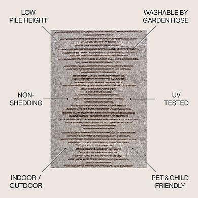 Boho Moroccan Indoor/outdoor Area Rug