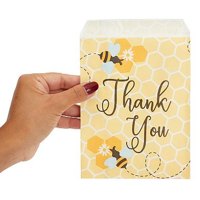 100pcs Bumblebee Party Favor Goodie Bag For Honey Bee Baby Shower Treat Gifts 7"
