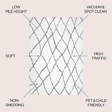 Illi Moroccan Diamond Trellis Area Rug