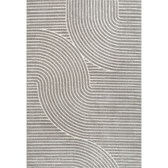 Skagen Minimalist Curve Geometric Area Rug