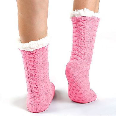 Warm Fluffy Grip Floor Socks Slipper Socks With Anti-slip Grip