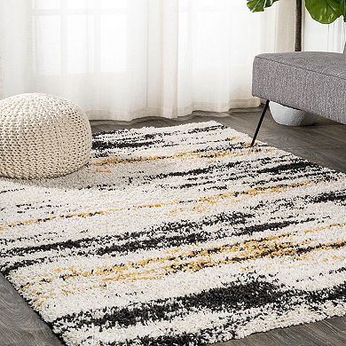Inca Moroccan Diamond Shag Area Rug