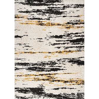 Inca Moroccan Diamond Shag Area Rug