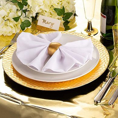 3 Pack Disposable Gold Plastic Tablecloths for Rectangle Tables, 108 x 54 In
