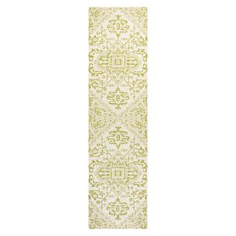 Estrella Bohemian Medallion Textured Weave Indoor/Outdoor Area Rug