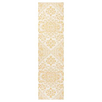 Estrella Bohemian Medallion Textured Weave Indoor/Outdoor Area Rug
