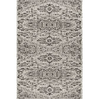 Estrella Bohemian Medallion Textured Weave Indoor/Outdoor Area Rug