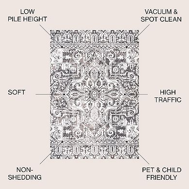 Scala Grand Medallion Ornate Area Rug