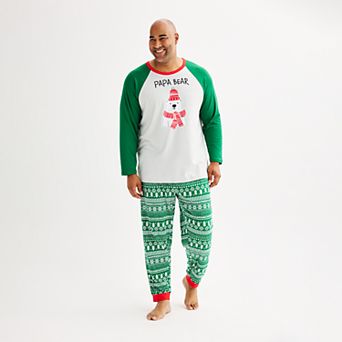 Big & Tall Jammies For Your Families® Bear Pajama Top & Pajama Bottoms Set