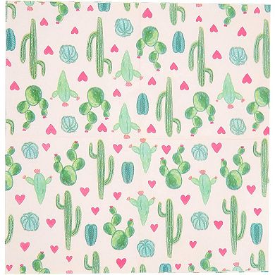 100pcs Cactus Fiesta Theme Party Paper Napkins 6.5