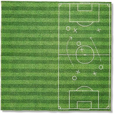 Soccer Party Paper Napkins For Sports Birthday (6.5 X 6.5 In, 100 Pack)