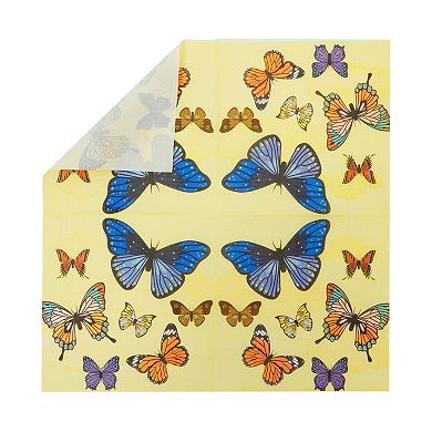 144 Pc Dinnerware Set, Butterfly Birthday Party Supplies, Serves 24