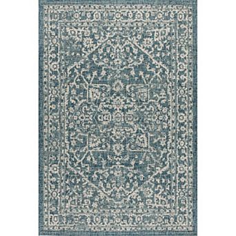 Malta Bohemian Medallion Textured Weave Indoor/outdoor Area Rug