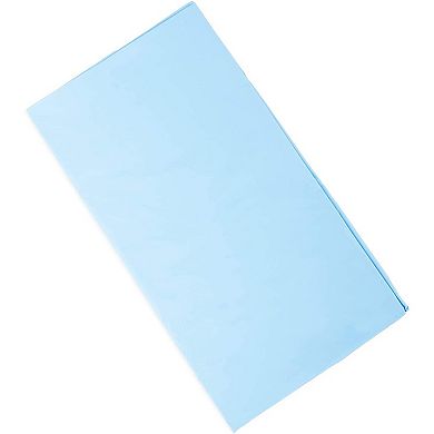12-pack 84" Disposable Plastic Round Tablecloth Table Covers Party Supplies Blue
