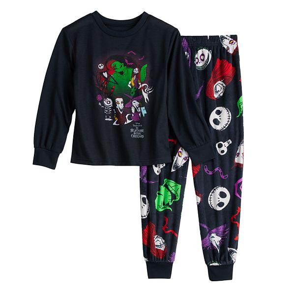 Disney's The Nightmare Before Christmas Kids 4-12 Top & Bottoms Pajama Set by Jammies For Your Families® - Multi (4)