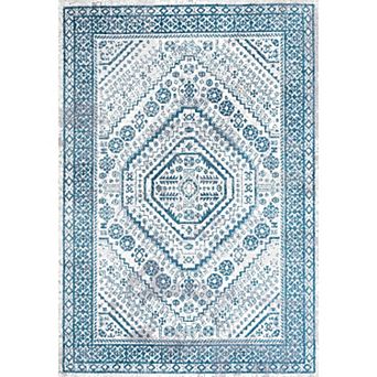 Boho Cottage Medallion Area Rug