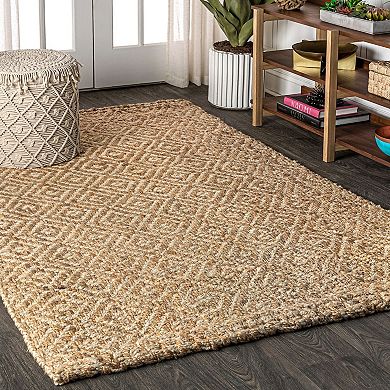Juba Moroccan Geometric Diamond Area Rug