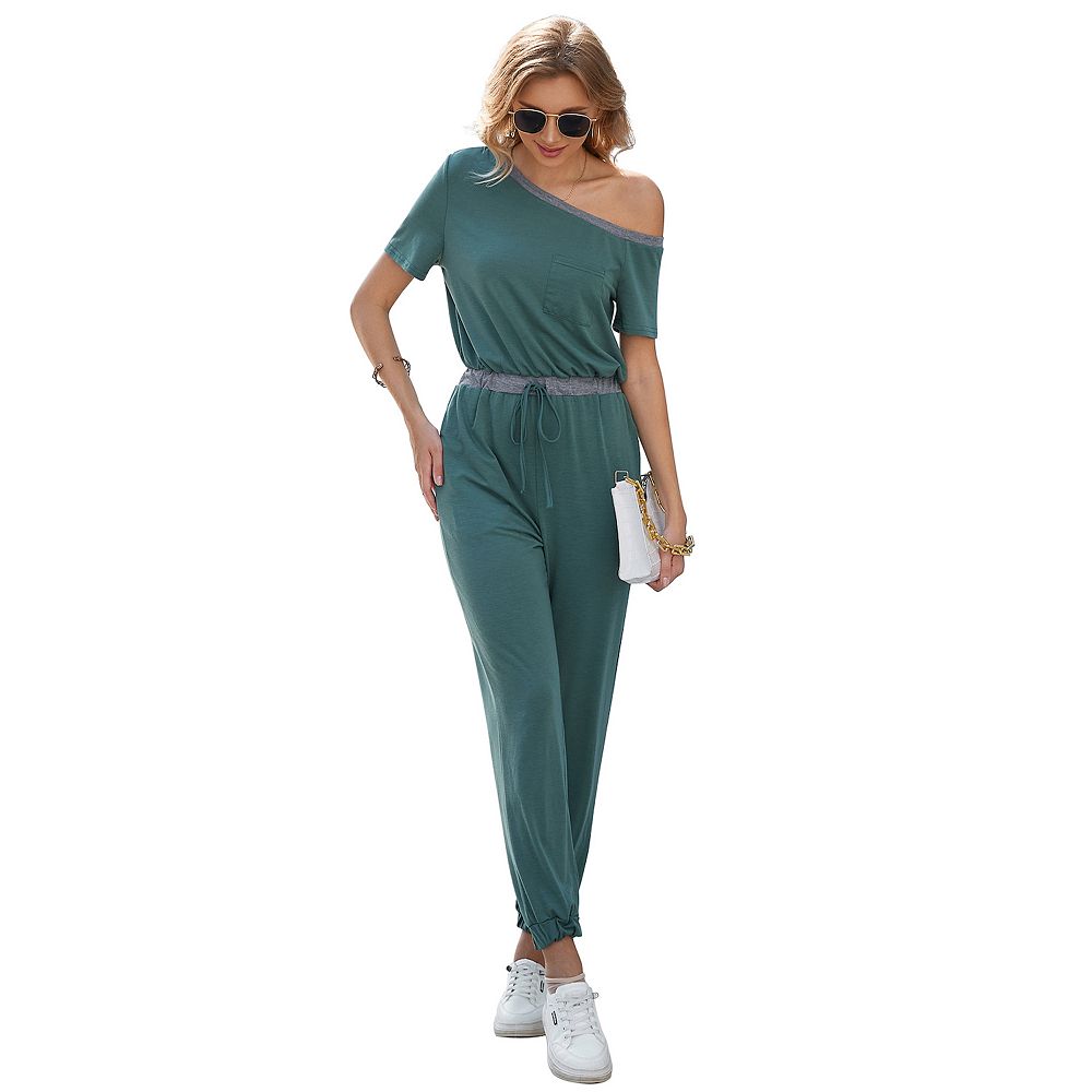 Women's Cutout Jogger Jumpsuit
