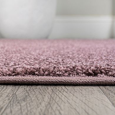 Haze Solid Low Pile Area Rug