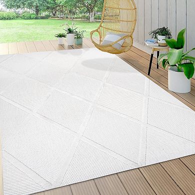 Salines Diamond Trellis Indoor/outdoor Area Rug