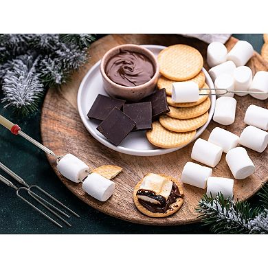 Zulay Kitchen Marshmallow Roasting Sticks (32 Inch) - 7 Pack